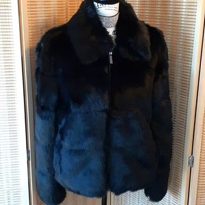 NWOT Michael Kors Faux Fur Chubby Jacket